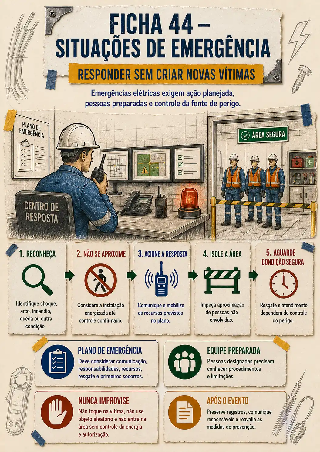 Prévia 3 das 50 Fichas Visuais da NR-10