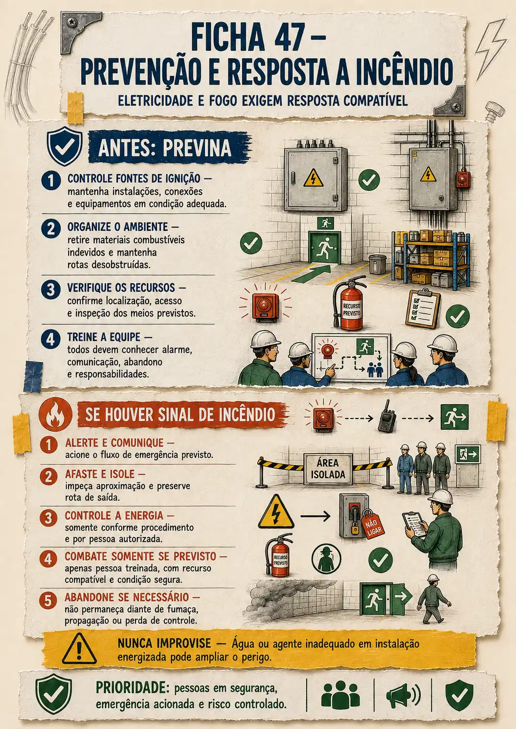 Prévia 4 das 50 Fichas Visuais da NR-10