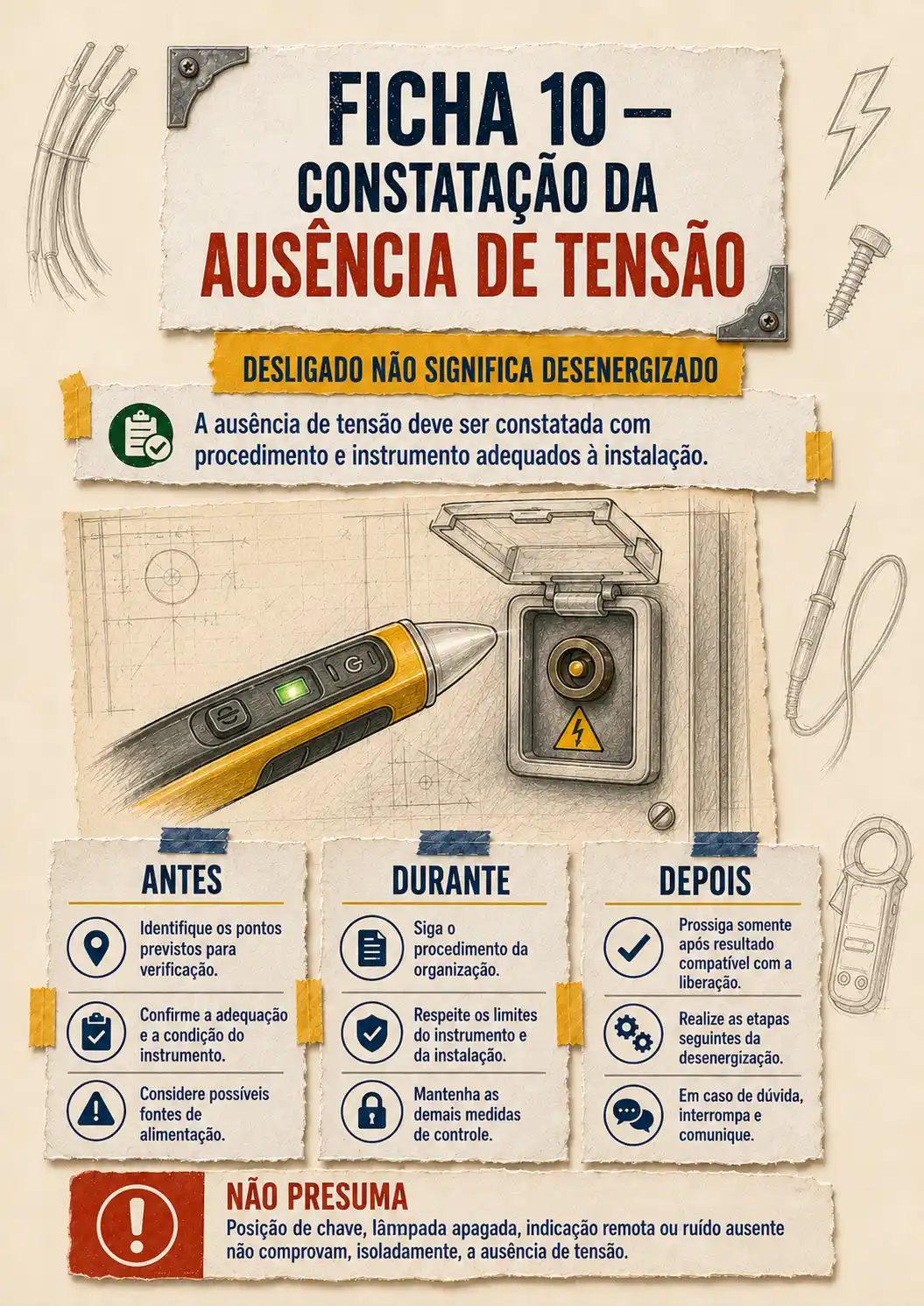 Prévia 8 das 50 Fichas Visuais da NR-10